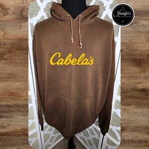 Cabela's Men's Brown Front Pocket Hooded Pullover Sweatshirt Size 2XLT